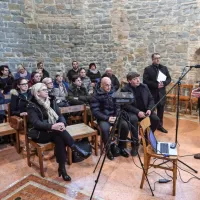 Na cerkvenem koru na&scaron;li tudi kamnito plo&scaron;čo iz 6. stoletja