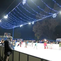 V Ilirski Bistrici so že tretje leto odprli  drsališče.
