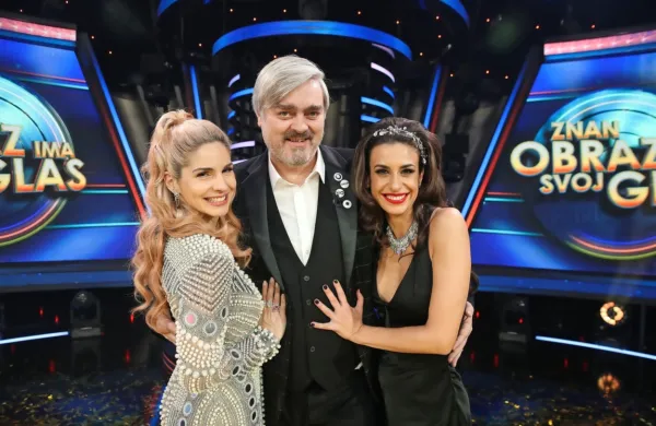 Lea Sirk, Marko Miladinović in Lara Komar (z leve) so bili žiranti 
pete sezone šova.