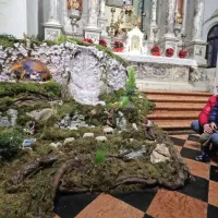 Za župnijske jaslice so poskrbeli trije Pirančani -  Riko Butuči, 
Srečko Vogrin in Robert Letica.