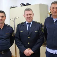 Z leve: Gorazd Nemanič, Igor Ciperle, Zdenko Deželak