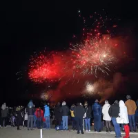 Leto začeli z ognjemetom in glasbo