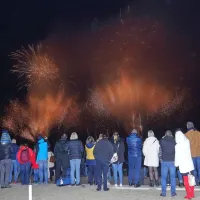 Leto začeli z ognjemetom in glasbo