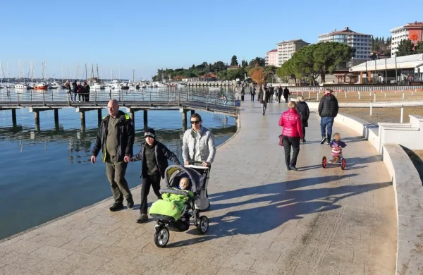 Tudi lepo vreme  je prispevalo k zelo dobremu obisku Portoroža in 
Pirana.
