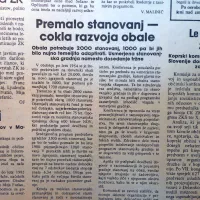 V istrskih občinah je močno primanjkovalo stanovanj.