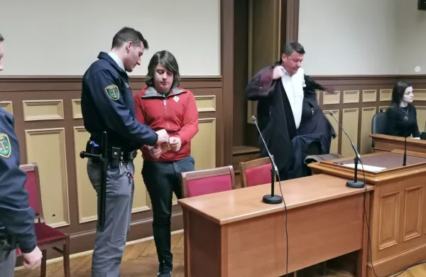 Ljubljansko okrožno sodišče je danes Jana Korošca, ki je 8. marca 
lani v Ljubljani povzročil prometno nesrečo, v kateri sta umrla dva 
pešca, nepravnomočno obsodilo na enotno kazen sedem let in 
osem mesecev zapora ter mu za dve leti prepovedalo vožnjo.