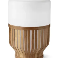 Skandinavska preprostost se lepo povezuje z orientalsko. Svetilka 
Ikea.