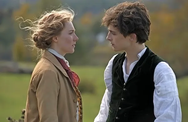 V Času deklištva v osrednjih vlogah nastopata dva najbolj obetavna 
igralca mlajše generacije Saoirse Ronan in Timothée Chalamet. 