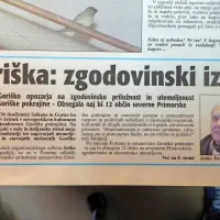 Forum za Goriško je opozarjal na zgodovinsko priložnost in 
utemeljenost ustanovitve Goriške pokrajine