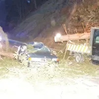 Drevo je padlo na vozilo, voznik je umrl