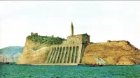 Katedrala v Piranu v Istri. Karl Friedrich Schinkel, 1803. (vir: Istra 
i Kvarner očima stranaca/Istra and Kvarner through foreign 
eyes)