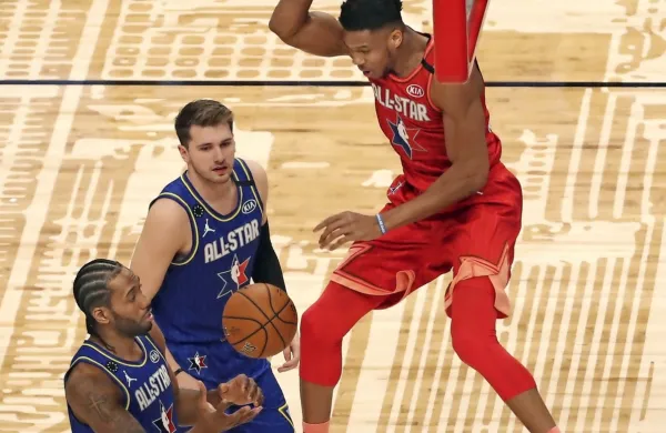 Luka Dončić na tekmi All Star