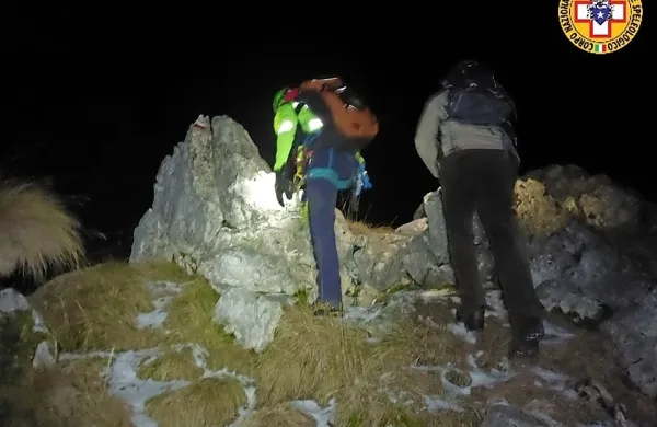Pogrešano 64-letnico so našli sredi noči italijanski reševalci.