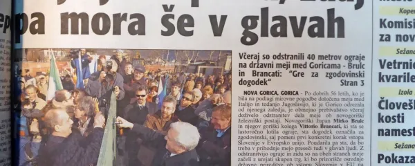 

Meja med Goricama je padla.