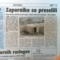 Novi koprski zapor je dobil prve stanovalce.