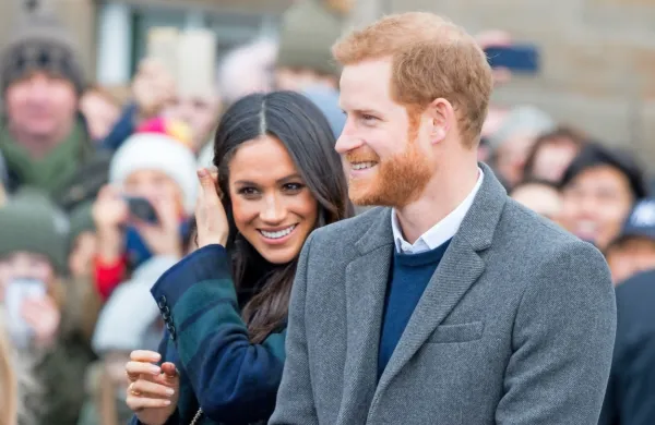 Meghan in Harry