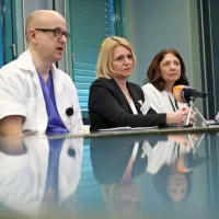 Razmere in ukrepe so predstavili (z leve) Erik Sedevčič, Dunja 
Savnik Winkler in Jerneja Fišer. 