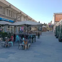 Sredi&scaron;če Nove Gorice prazno