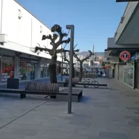 Sredi&scaron;če Nove Gorice prazno