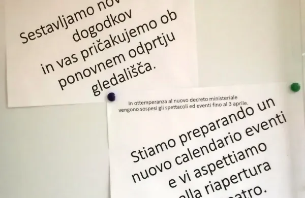 V pričakovanju novih odločb in morebitnih sprememb se v 
gledališču trudijo za ustvarjanje novega koledarja. 