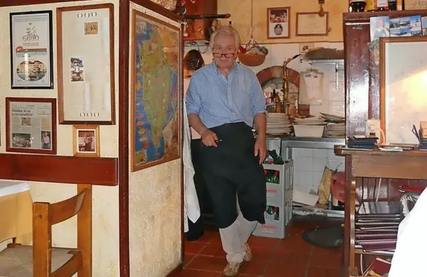Nino Kernjus je vodil znano konobo Astarea v Brtonigli.