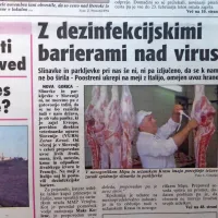 Evropo je zajel pravi val panike zaradi širjenja okužb s slinavko in parkljevko. Slovenija je poostrila ukrepe na meji z Italijo 
in omejila uvoz hrane.