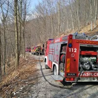 Domačin je zakuril listje in odpadlo drevje v gozdu nad Malim 
Poljem. V požaru je  zgorel približno  hektar suhega listja in 
podrasti.