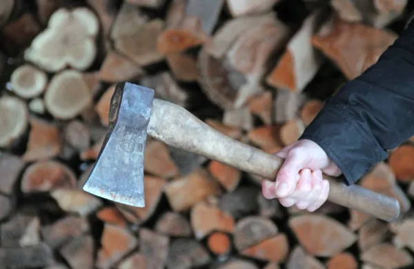 Pred lanskimi   božično-novoletnimi prazniki je 48-letnik s sekiro 
dvakrat po glavi  udaril tri leta mlajšega znanca (fotografija je 
simbolična).