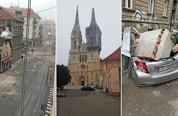Gmotna škoda po nedeljskem potresu v Zagrebu bi lahko dosegla 
dve milijardi kun (270 milijonov evrov), kažejo prve grobe in 
neuradne ocene hrvaške vlade.