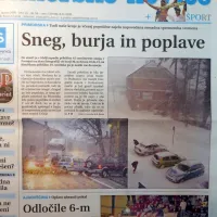  V začetku marca 2006 je Primorsko zajela prava zima. V Idriji, 
denimo, je zapadlo skoraj pol metra snega.