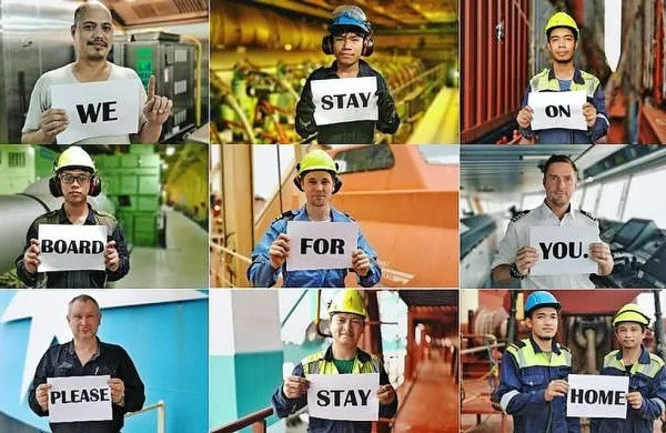 Brez pomorcev daleč od doma oskrbovalna  veriga po vsem svetu 
ne bi tekla. “Mi ostajamo na ladji za vas, vi, prosimo, ostanite 
doma,” poziva posadka kontejnerske ladje Emma Maersk.  