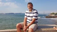 Mihailo Vukić, nekdanji košarkar, ki je premagal koronavirus.
