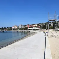 Portorož, ki ga med velikonočnimi prazniki napolnijo  turisti in 
enodnevni gostje, je tokrat sameval.