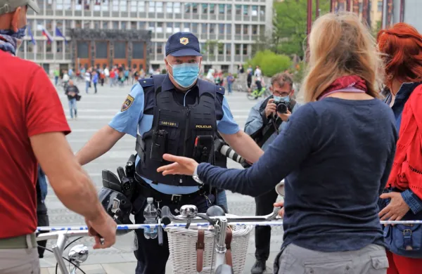 Protest v Ljubljani