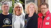 Osebnosti Primorske mesec aprila, ki jim izrekamo velik HVALA so: 
(z leve) Darko Volk, Vanja Kosmina Novak, Katja Pegan in Matjaž 
Poniž.