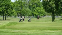Med obiskovalci lipiškega igrišča za golf je 54 odstotkov igralcev iz 
Slovenije. Z njihovim obiskom v teh dneh so v Holdingu Kobilarna 
Lipica zadovoljni.  