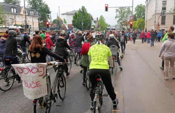 Protest v Ljubljani