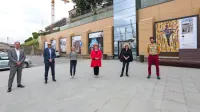 Za dvig zavesti o pomenu kulture in znanosti si skupaj prizadevajo 
(z leve) David Runco, Rado Pišot, Mojca Vojska, Nada Čibej, Katja 
Pegan in Luka Juri.