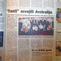 Turneja skupine Hrušiški fanti po Avstraliji je potrdila priljubljenost Hruščanov med rojaki na preti celini. 
