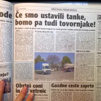 Med prebivalci vasi ob glavni cesti Kozina-Podgrad je vrelo zaradi 
neuradnih informacij, da naj bi prometno ministrstvo odločilo ves 
tovorni promet iz notranjosti države proti Jelšanam usmeriti čez 
Kozino in Podgrad.  