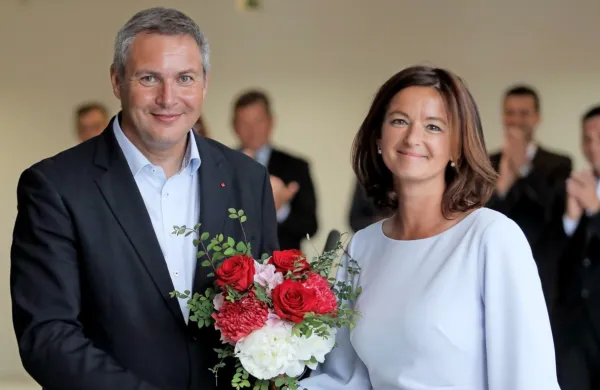 Dejan Židan in Tanja Fajon