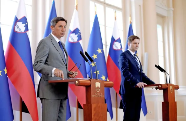 Borut Pahor in Igor Zorčič