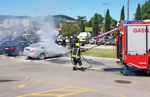 Mercedes je zagorel