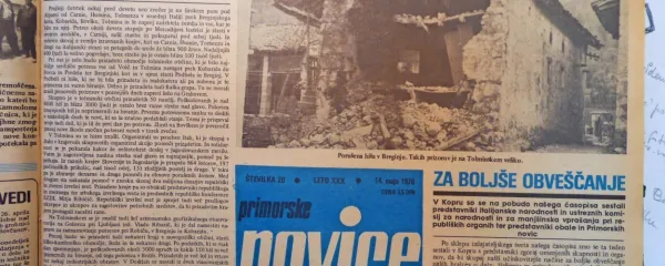 

Majski potres leta 1976 je močno prizadel vas Breginj.