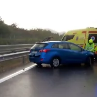 V nalivu ga je zaneslo v ograjo
