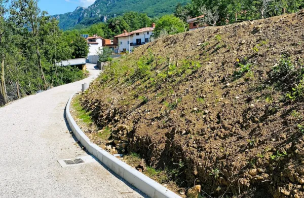 V Žapužah so v projektu Moja pobuda obnovili povezovalno pot.  