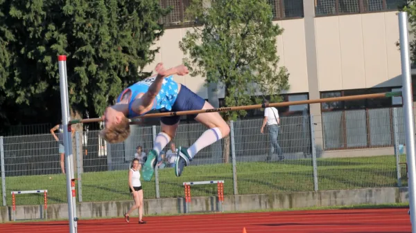 Sežanski atlet Axel Luxa je zmagal na lanskem mitingu v Mariboru.