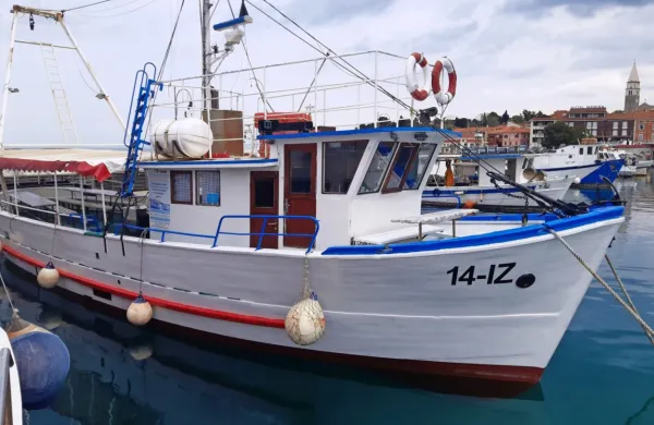 V poletnih mesecih se bo vsak konec tedna mogoče štirikrat na 
dan zapeljati  med Ankaranom in Piranom s postankoma v Kopru in 
Izoli z barko Zlatoperka ( na fotografiji).   