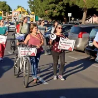 Protest v Kopru