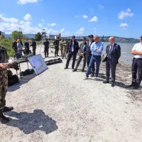 Ob zaključku vaje Preskok 2020 je mornariški divizion izvedel 
pomorski del.